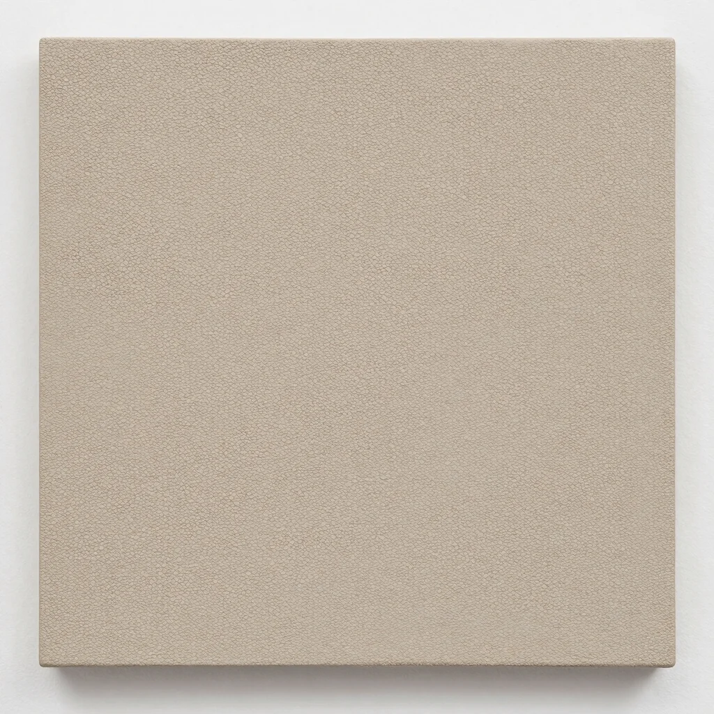 Detailed macro crop of a tactile surface, contemporary visual art, neutral studio daylight.